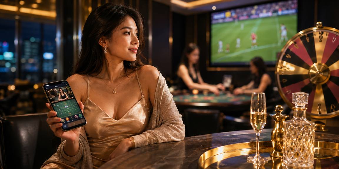 Blackjack, Baccarat dan Roulette dengan Dealer Langsung